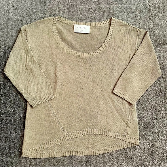Babaton Sweater in Khaki Green - Picture 1 of 7